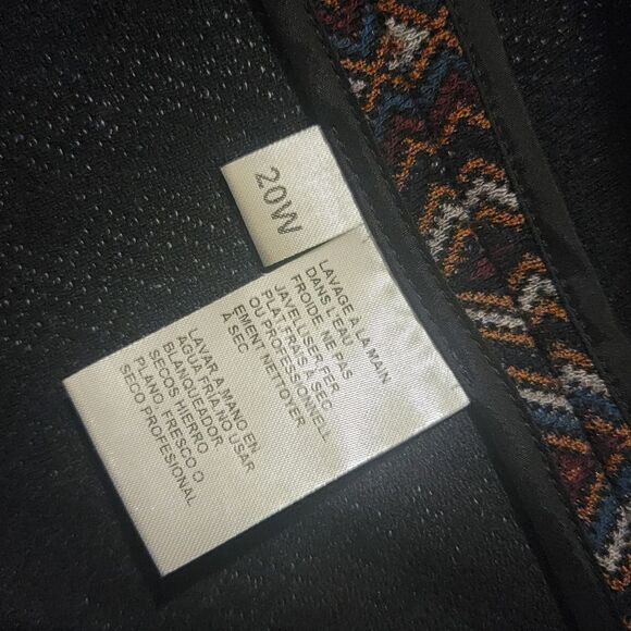 NEW Doncaster Chevron Ranchcore Southwestern Praire Desertchic Blazer Size 20W - Picture 6 of 9